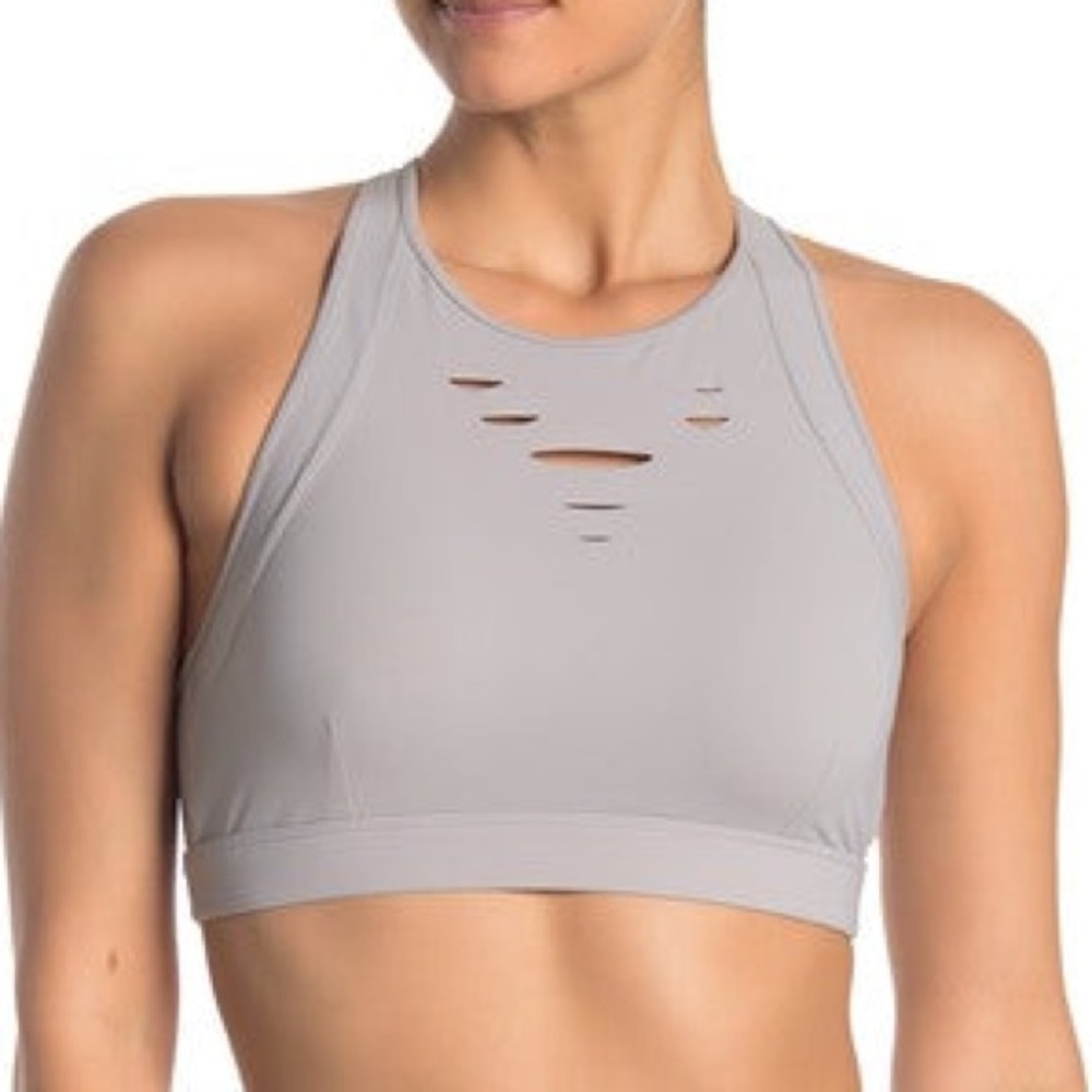Alo Sports Bra Ripped Warrior Laser Cut, XS